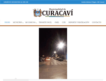 Tablet Screenshot of municipalidadcuracavi.cl